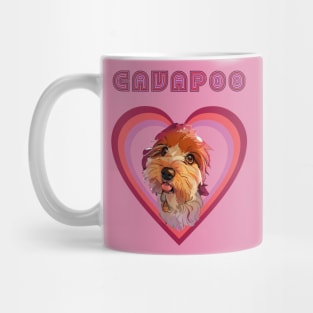 Cavapoo love (plum) Mug